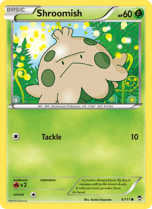 Carta Shroomish 6/111 de Furious Fists