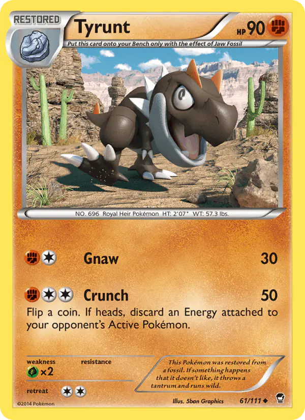 Carta Tyrunt 61/111 de Furious Fists