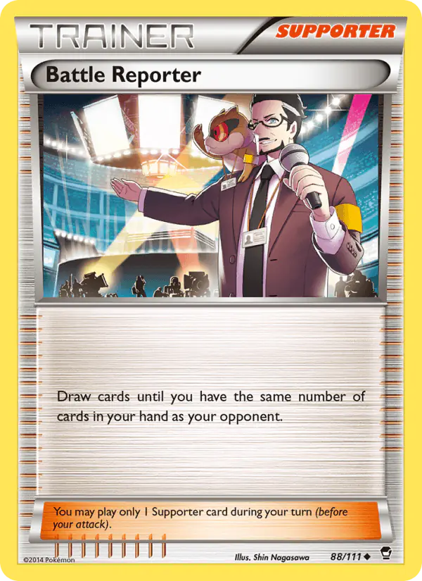 Carta Battle Reporter 88/111 de Furious Fists
