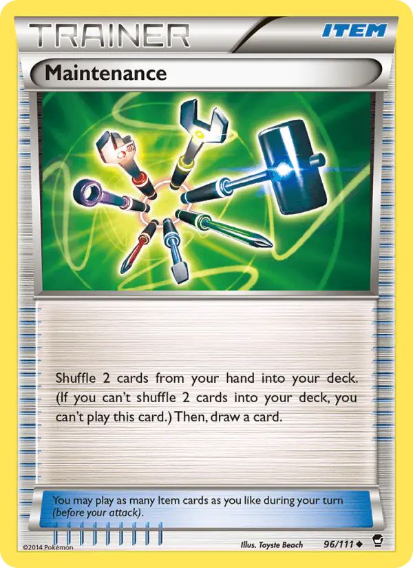 Carta Maintenance 96/111 de Furious Fists
