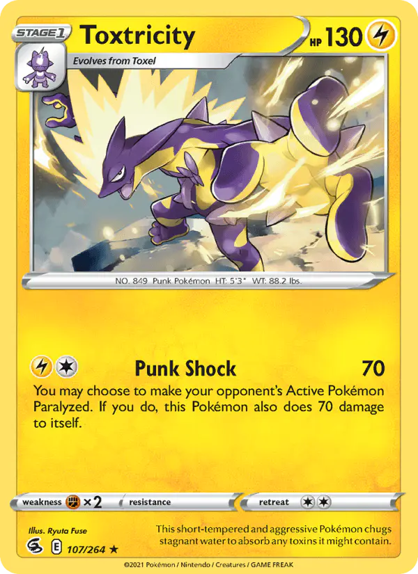 Carta Toxtricity 107/264 de Fusion Strike