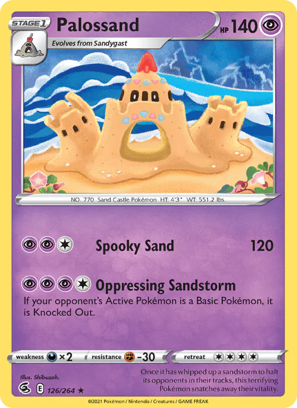 Carta Palossand 126/264 de Fusion Strike