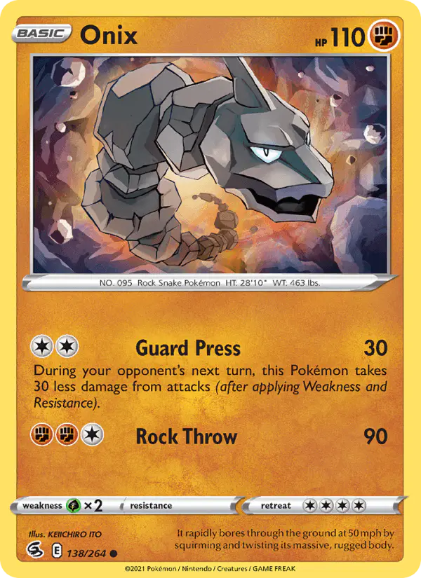 Carta Onix 138/264 de Fusion Strike