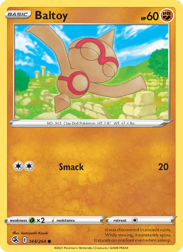 Carta Baltoy 144/264 de Fusion Strike