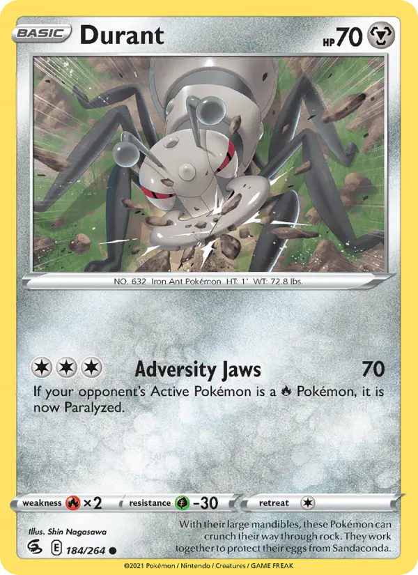 Carta Durant 184/264 de Fusion Strike