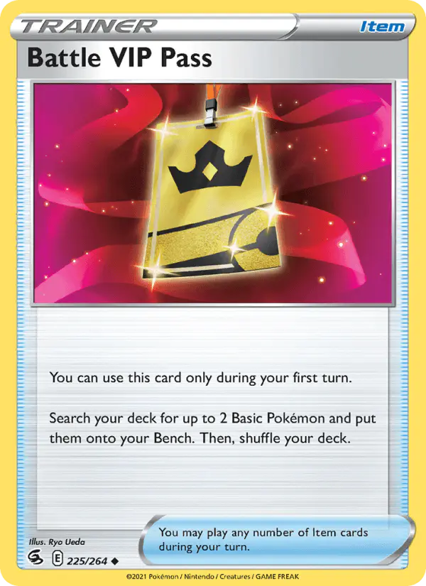 Carta Battle VIP Pass 225/264 de Fusion Strike