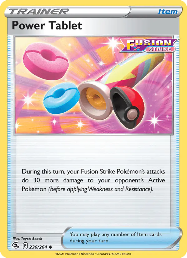 Carta Power Tablet 236/264 de Fusion Strike