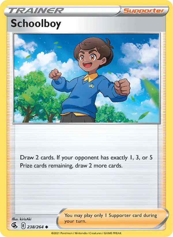 Carta Schoolboy 238/264 de Fusion Strike