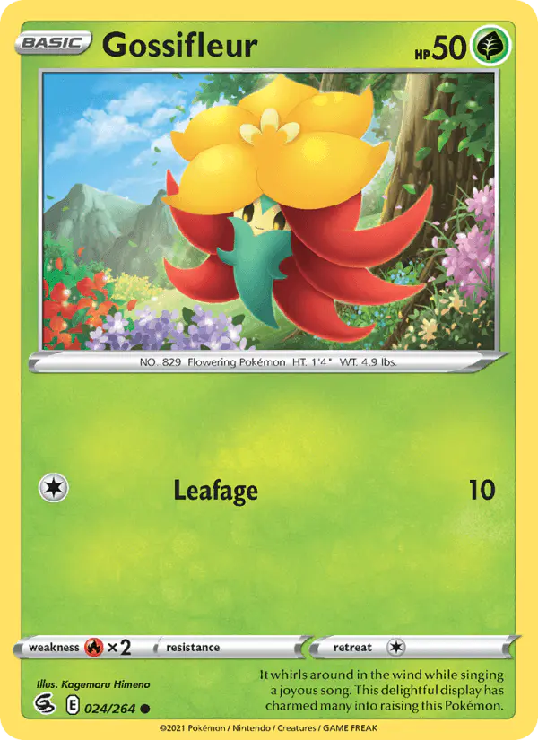 Carta Gossifleur 024/264 de Fusion Strike