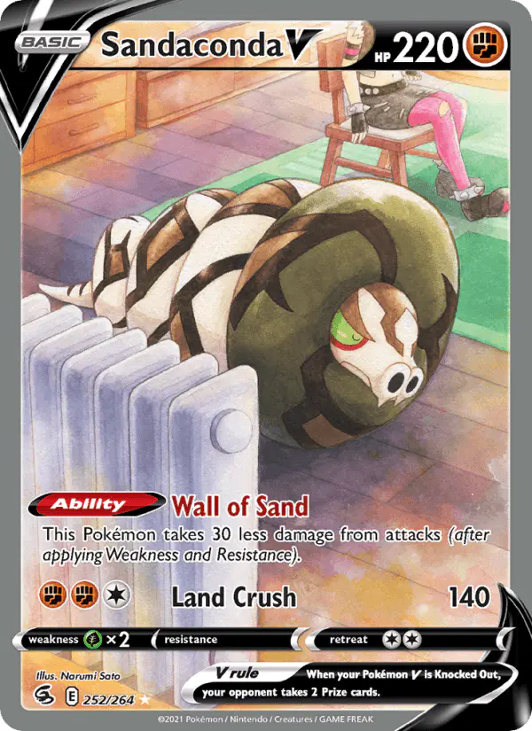 Carta Sandaconda V 252/264 de Fusion Strike