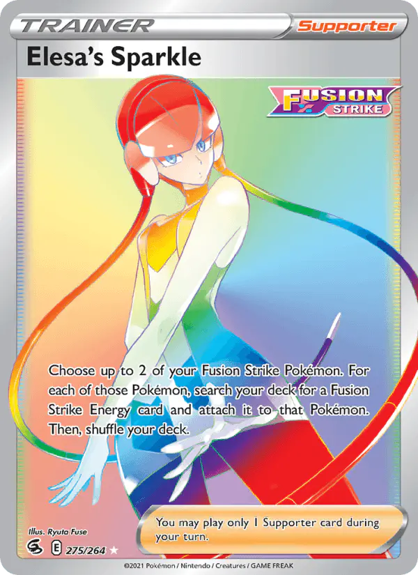 Carta Elesa's Sparkle 275/264 de Fusion Strike