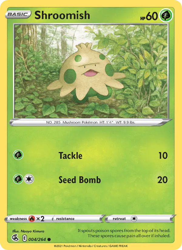 Carta Shroomish 004/264 de Fusion Strike