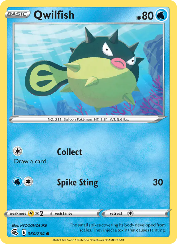 Carta Qwilfish 060/264 de Fusion Strike