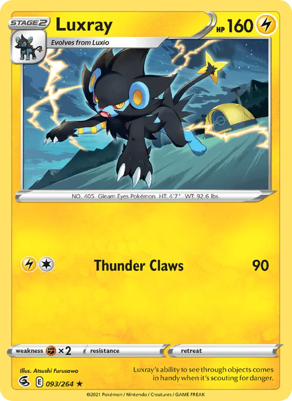 Carta Luxray 093/264 de Fusion Strike