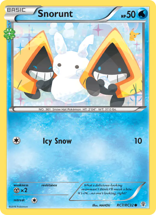 Carta Snorunt RC7 de Generations