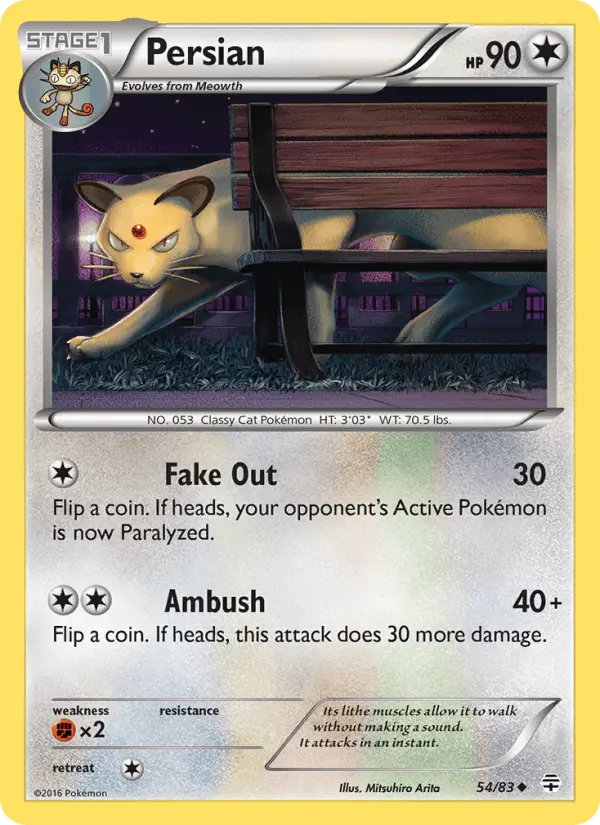Carta Persian 54/83 de Generations