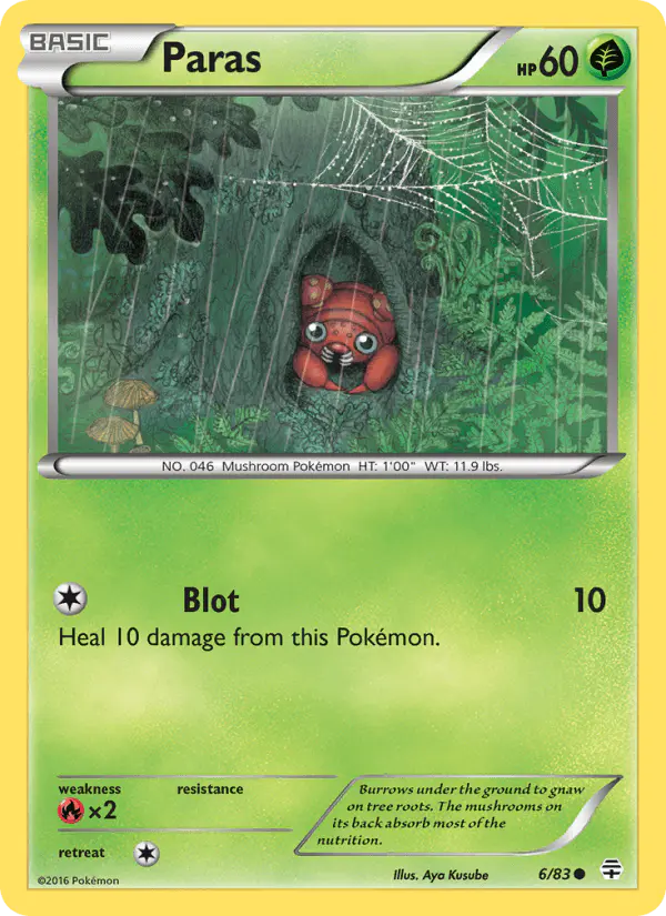 Carta Paras 6/83 de Generations