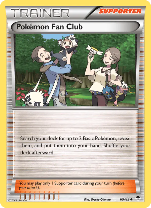 Carta Pokémon Fan Club 69/83 de Generations