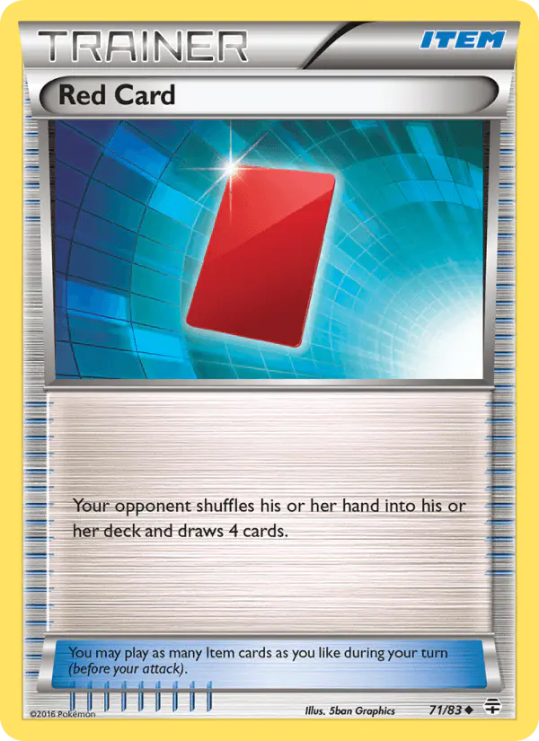 Carta Red Card 71/83 de Generations
