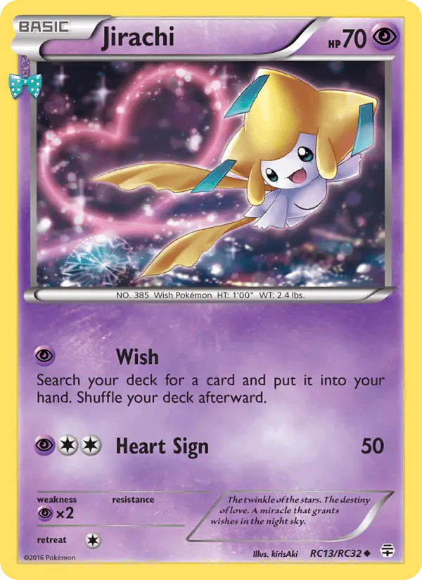 Carta Jirachi RC13 de Generations