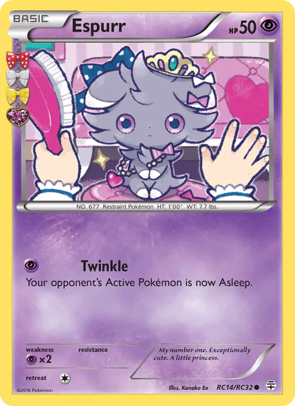 Carta Espurr RC14 de Generations
