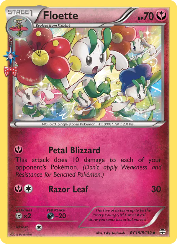 Carta Floette RC18 de Generations