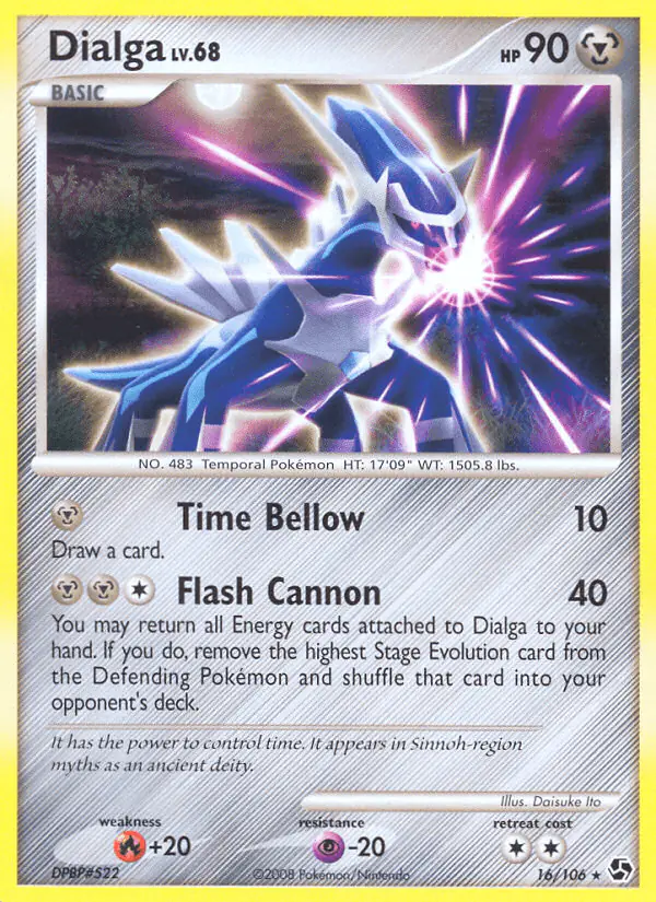 Carta Dialga 16/106 de Great Encounters