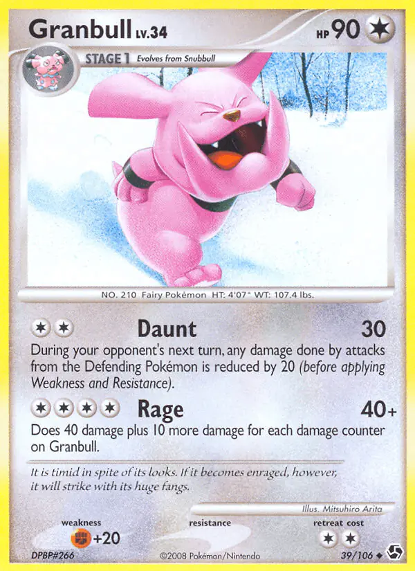 Carta Granbull 39/106 de Great Encounters