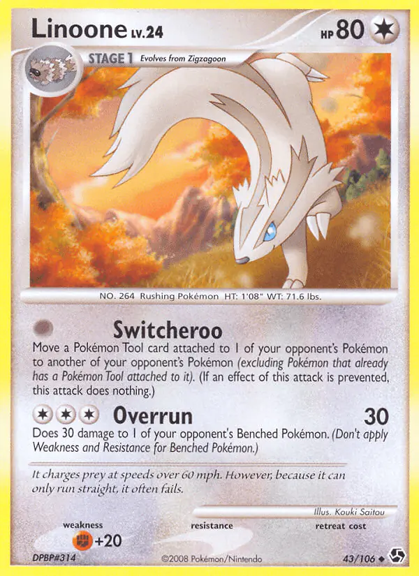 Carta Linoone 43/106 de Great Encounters