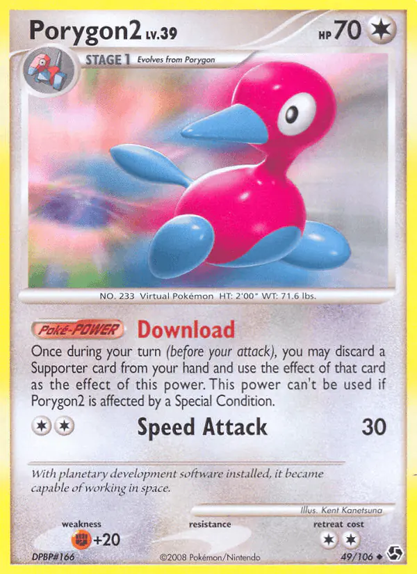 Carta Porygon2 49/106 de Great Encounters