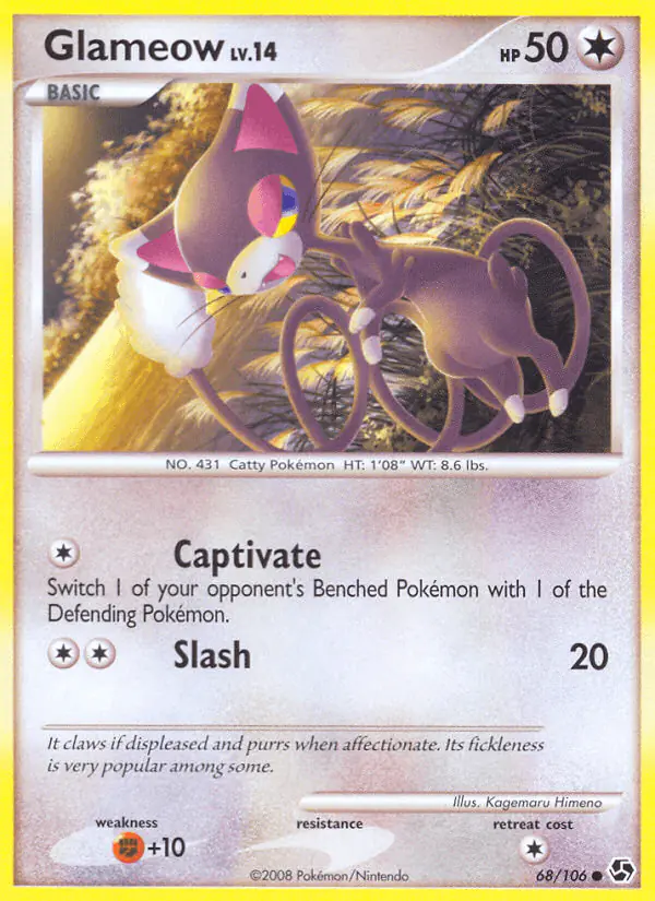 Carta Glameow 68/106 de Great Encounters