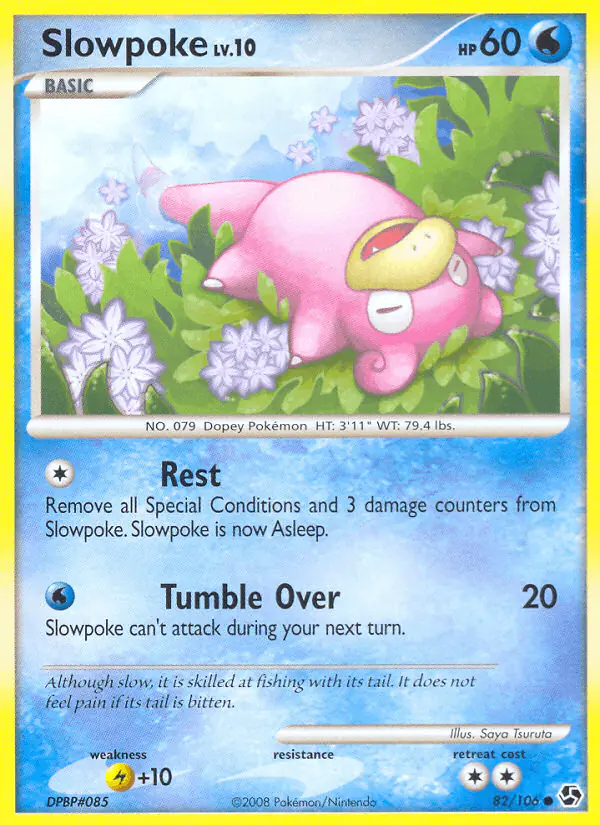 Carta Slowpoke 82/106 de Great Encounters