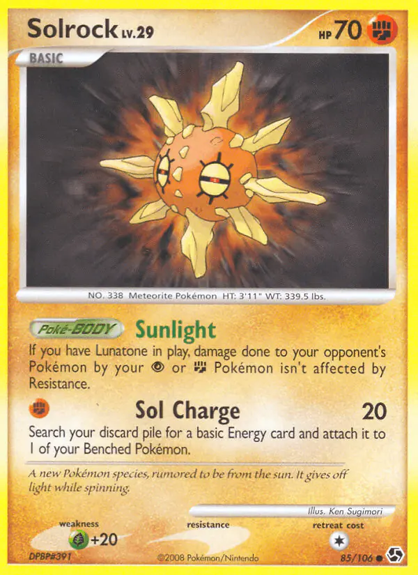 Carta Solrock 85/106 de Great Encounters