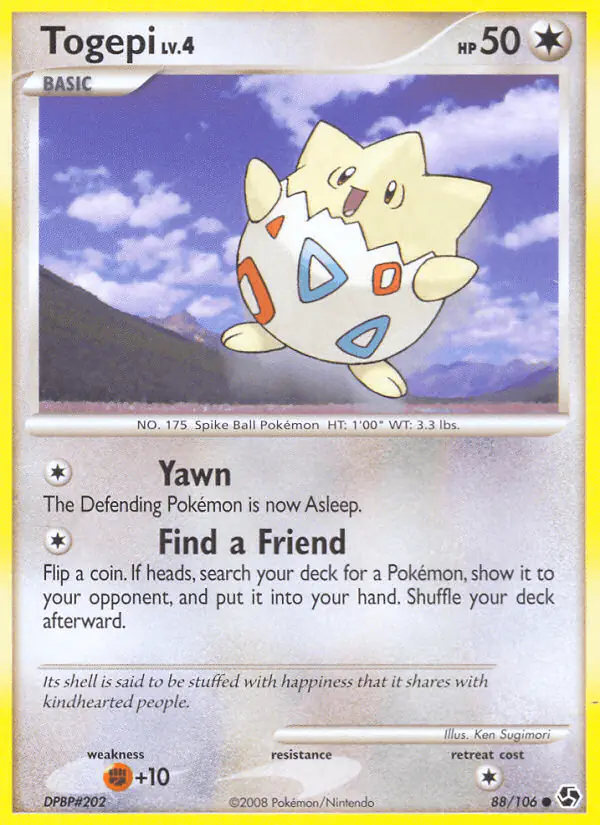 Carta Togepi 88/106 de Great Encounters