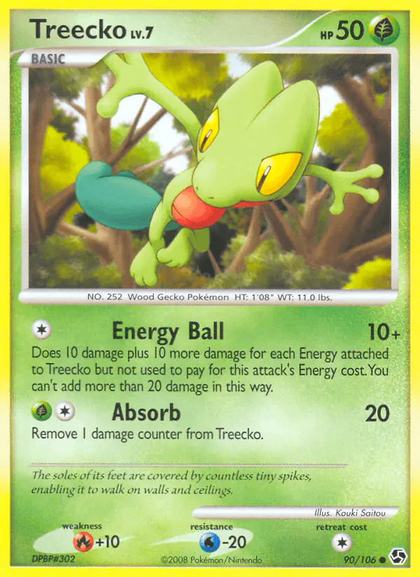 Carta Treecko 90/106 de Great Encounters