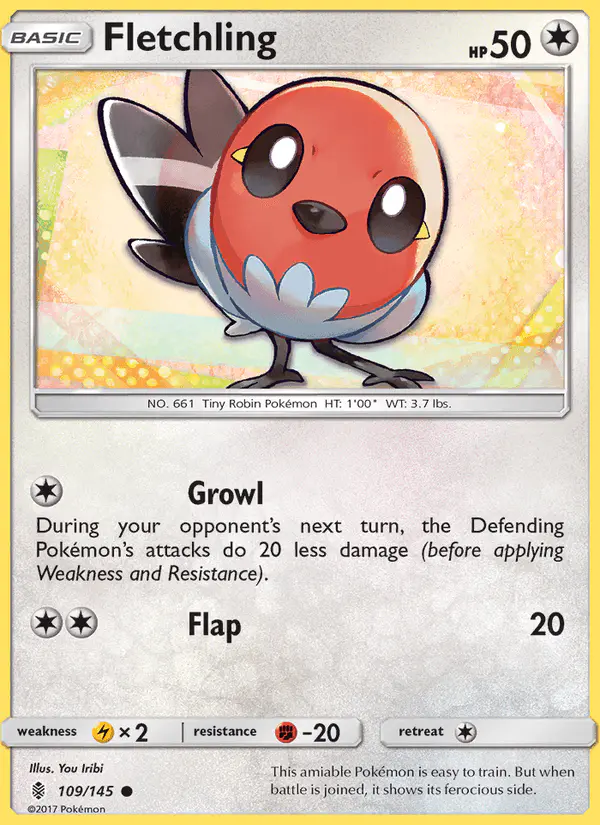 Carta Fletchling 109/145 de Guardians Rising