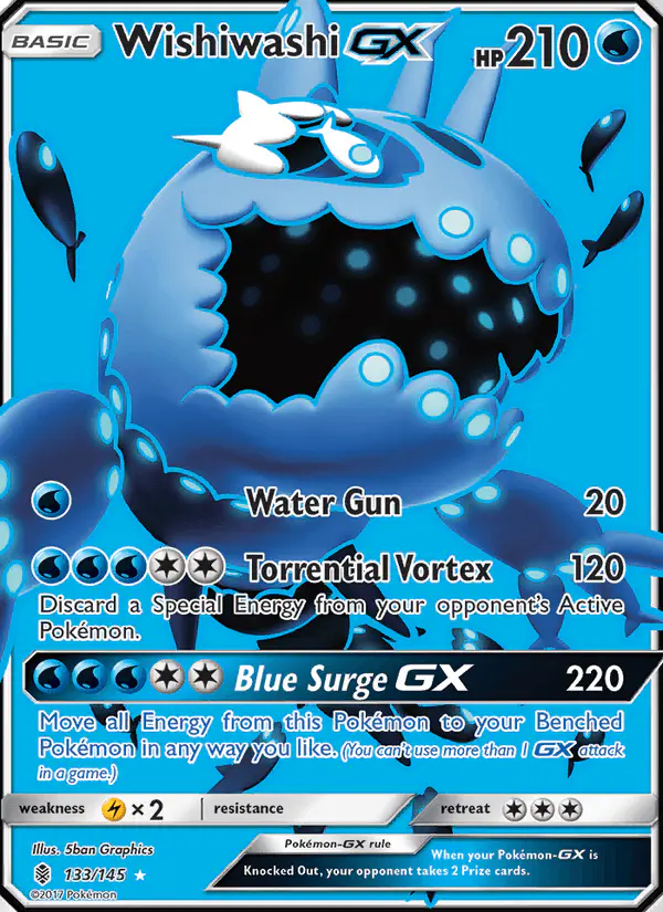 Carta Wishiwashi GX 133/145 de Guardians Rising