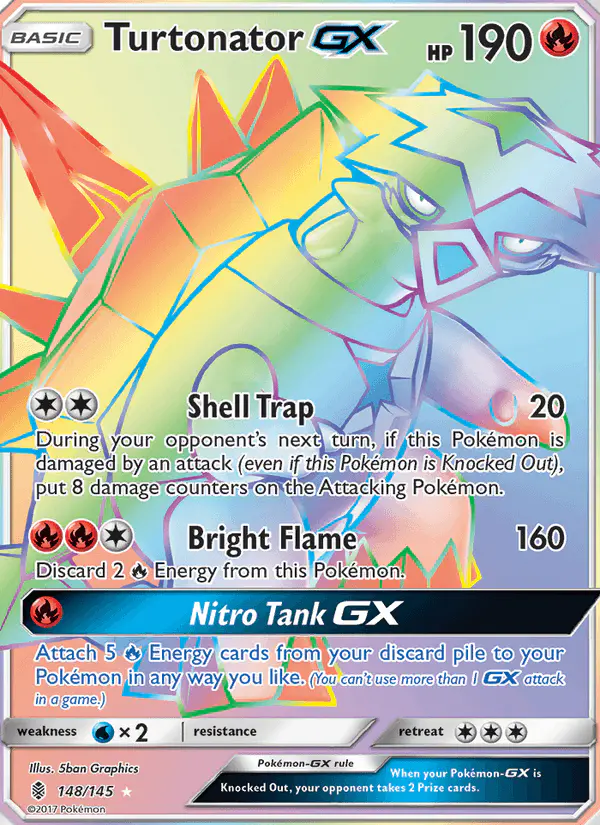 Carta Turtonator GX 148/145 de Guardians Rising