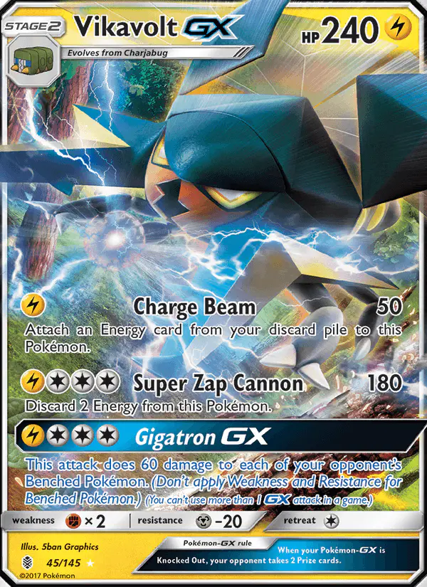 Carta Vikavolt GX 45/145 de Guardians Rising