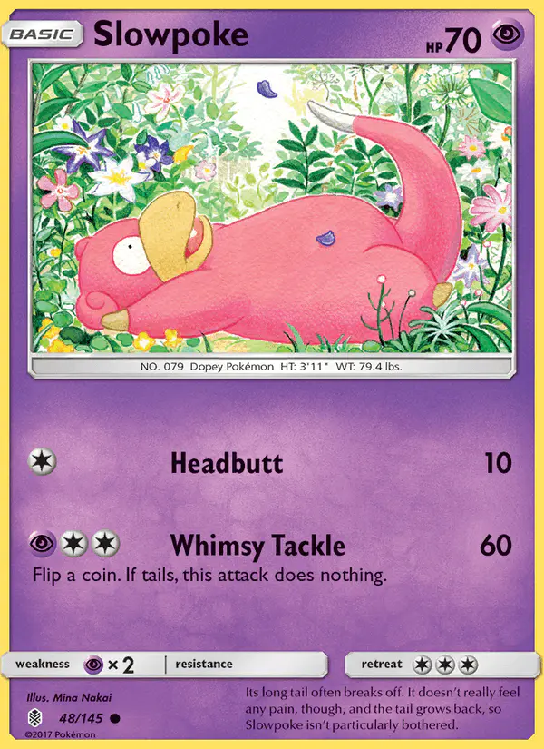 Carta Slowpoke 48/145 de Guardians Rising