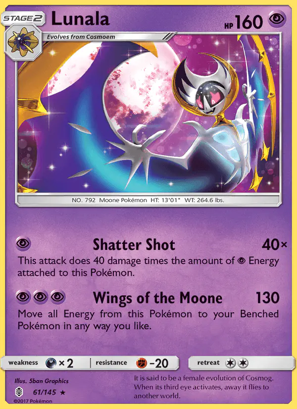 Carta Lunala 61/145 de Guardians Rising