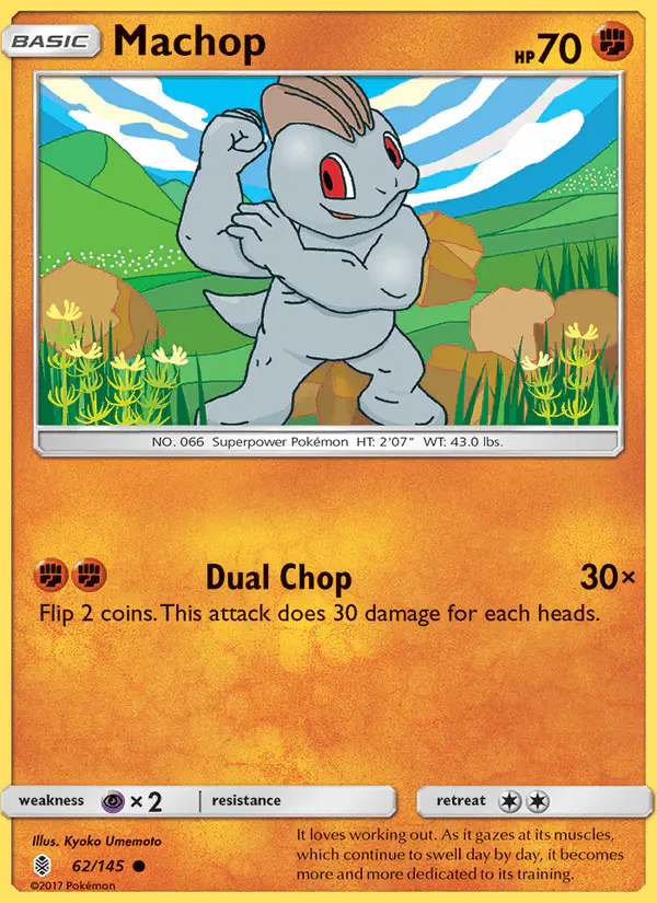 Carta Machop 62/145 de Guardians Rising