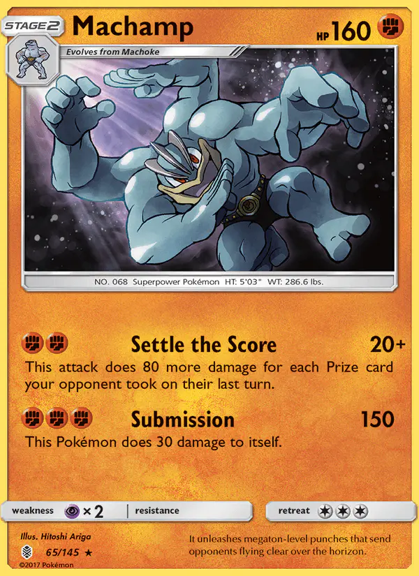 Carta Machamp 65/145 de Guardians Rising