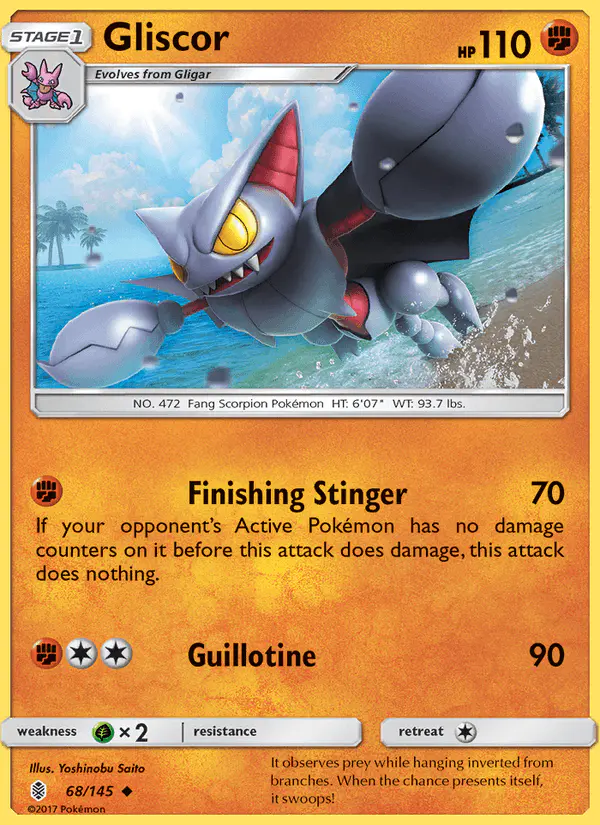 Carta Gliscor 68/145 de Guardians Rising