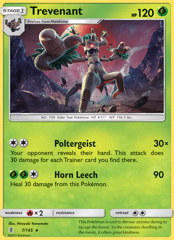 Carta Trevenant 7/145 de Guardians Rising