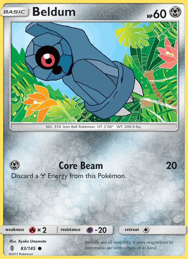 Carta Beldum 83/145 de Guardians Rising