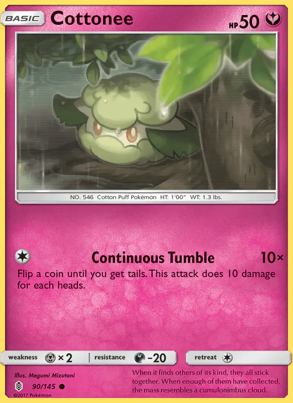 Carta Cottonee 90/145 de Guardians Rising