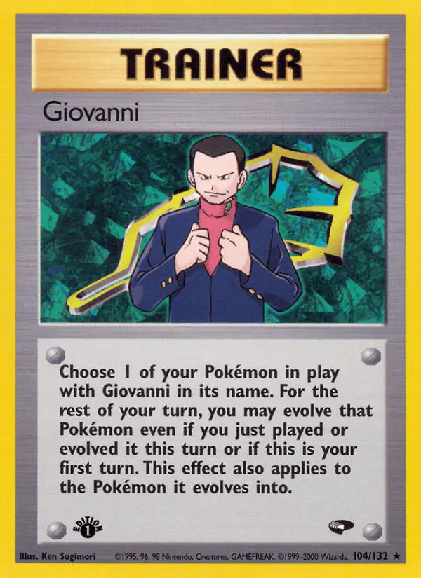 Carta Giovanni 104/132 de Gym Challenge