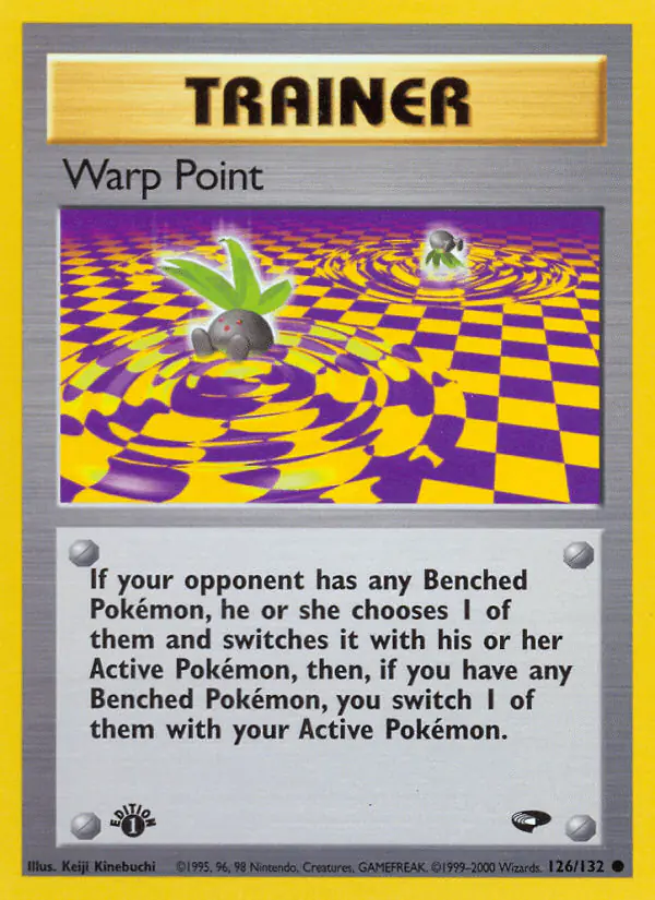 Carta Warp Point 126/132 de Gym Challenge