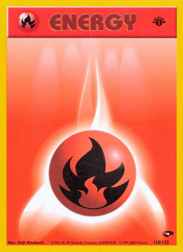 Carta Fire Energy 128/132 de Gym Challenge